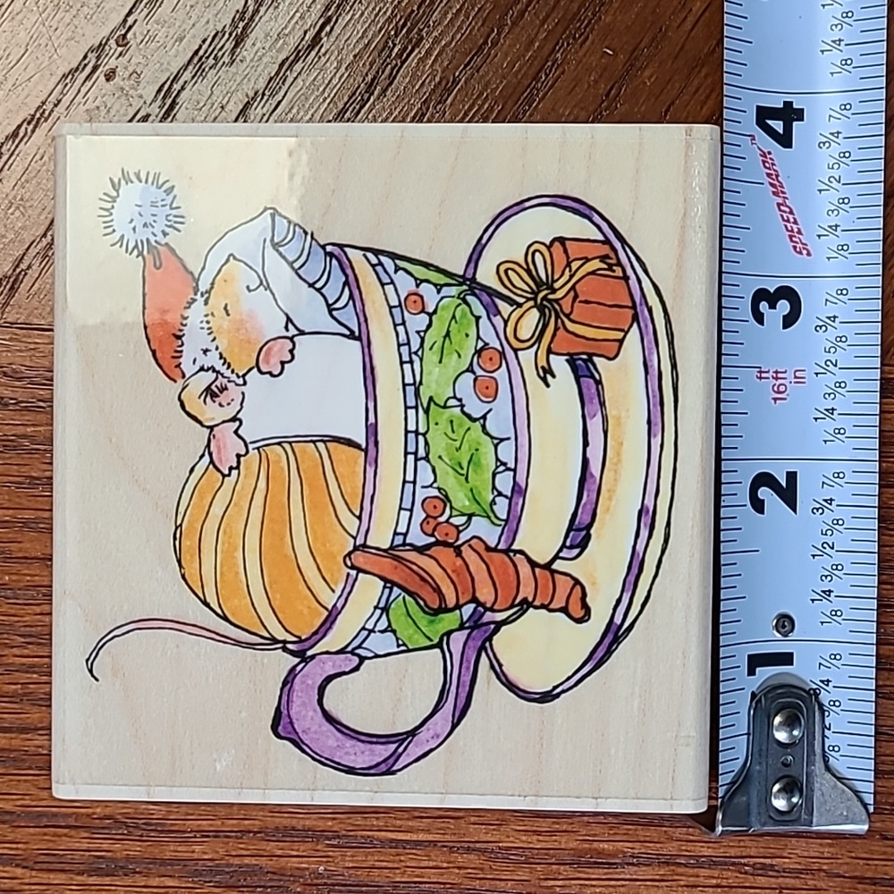 Brand New Penny Black Wood Mounted Stamp! Never Used! So Cute!!